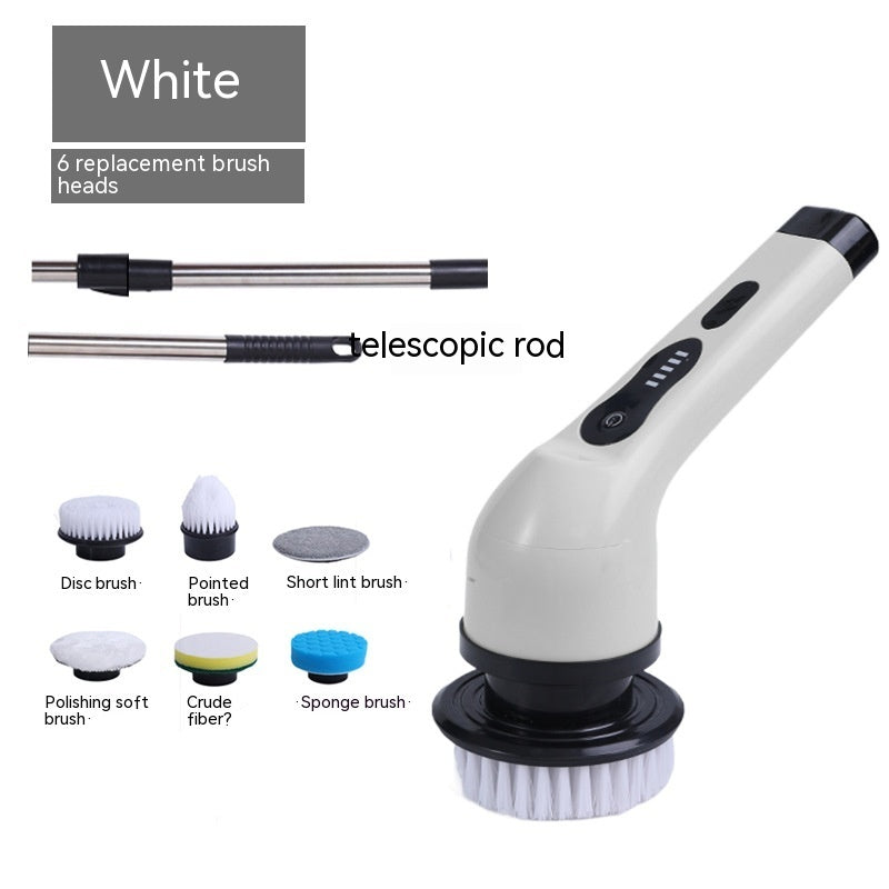 2-in-1 Handheld Deep Cleaning Brush – Dual-Purpose Scrub & Scraper for Kitchen, Bathroom & Household Surfaces