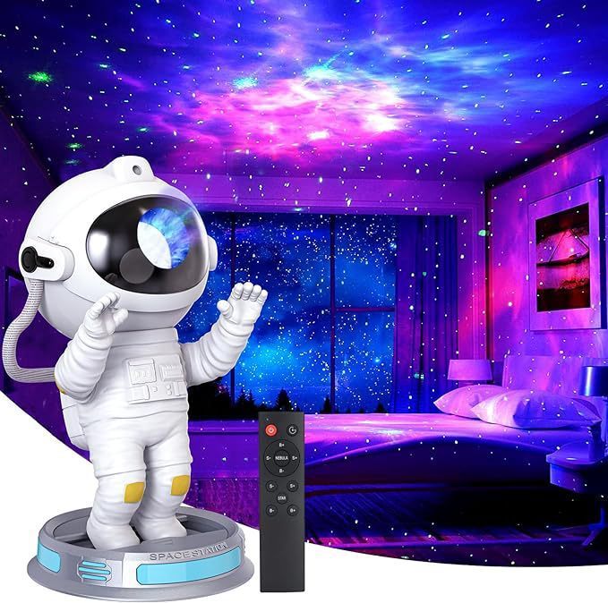 Exit Astronaut Starlight Projection Lamp Northern Lights Projector Small Night Bedroom Starry