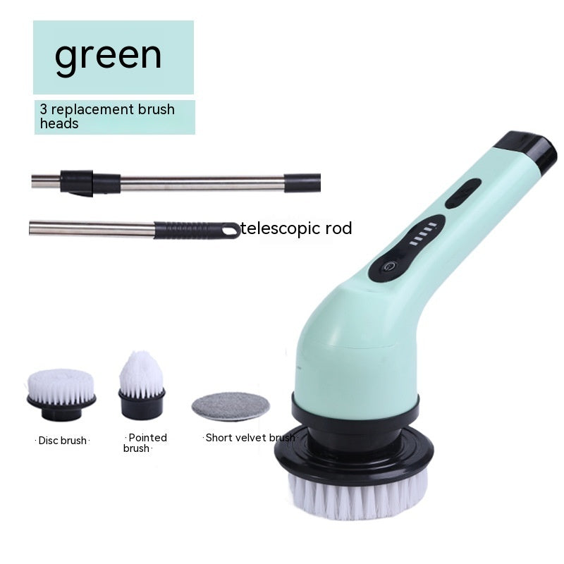 2-in-1 Handheld Deep Cleaning Brush – Dual-Purpose Scrub & Scraper for Kitchen, Bathroom & Household Surfaces