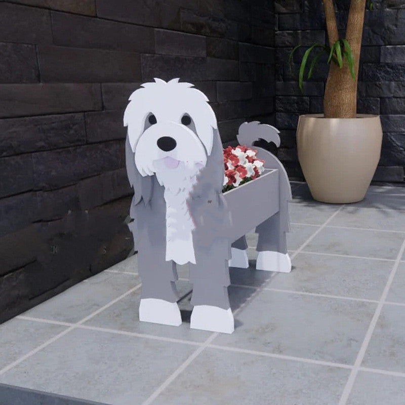 Garden Ornaments Dog Planter Planter